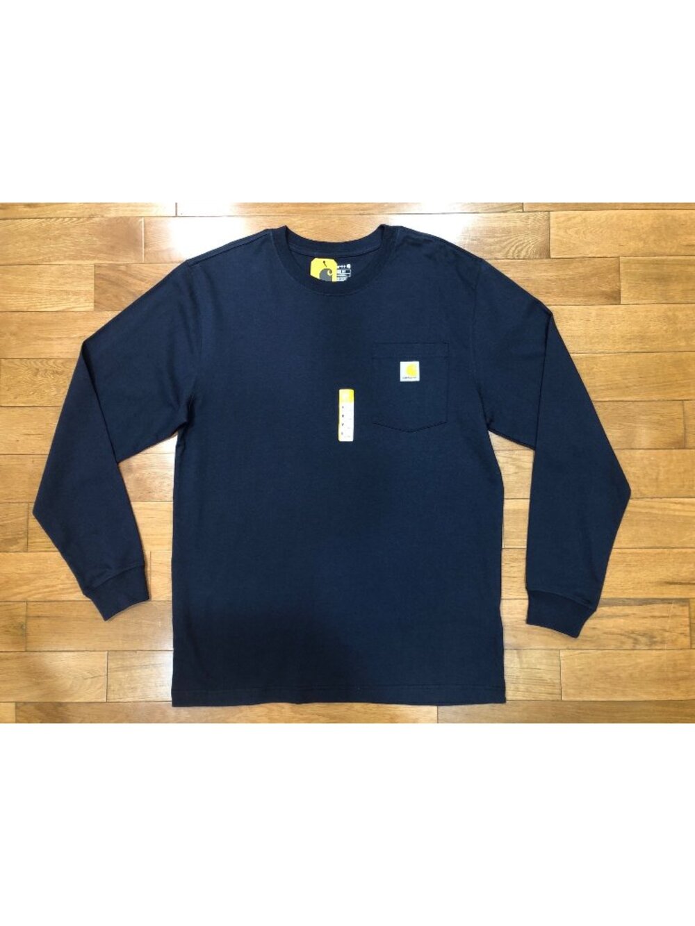 NWT Carhartt Loose Fit Long Sleeve Navy T Shirt Size M Gorpcore Rugged Workwear